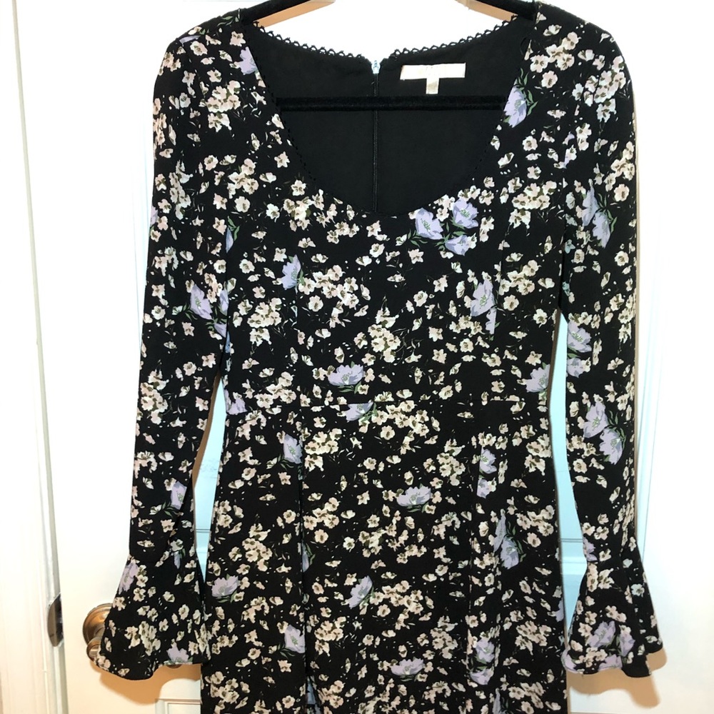 Wayf Bell Sleeve Mini Dress